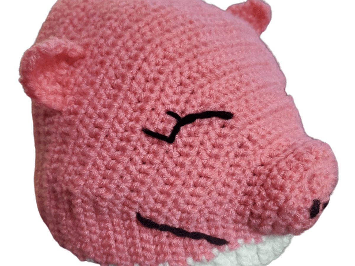 Adorable Adult Pig Hat Crochet&nbsp;Pattern