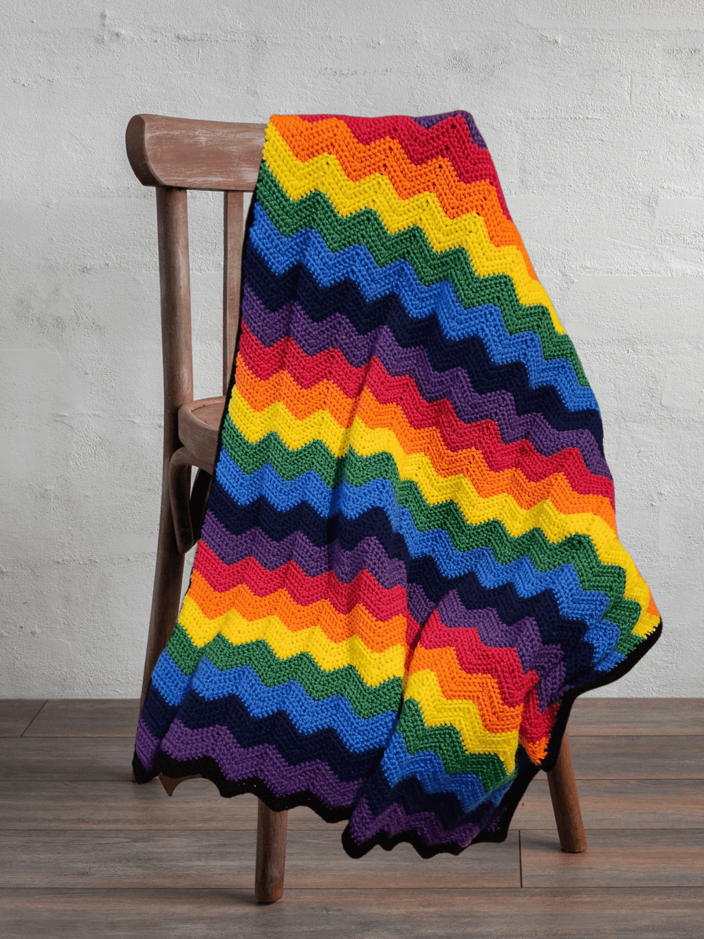 Rainbow Chevron Blanket Crochet&nbsp;Pattern